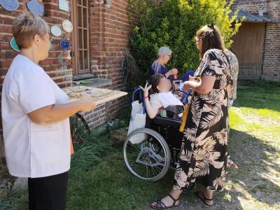 Sortie avec les bénéficiaires et leurs familles