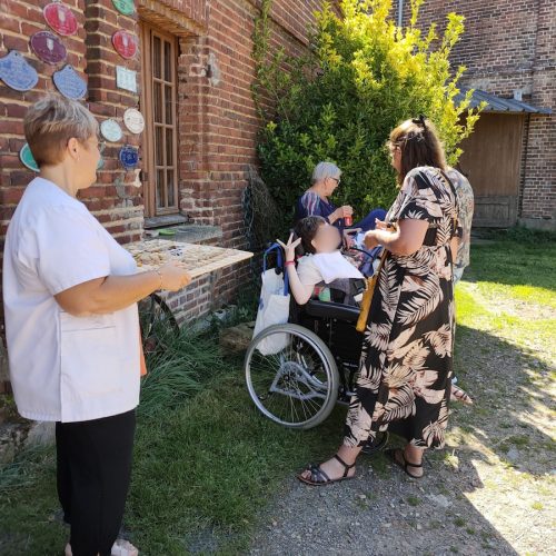 Sortie avec les bénéficiaires et leurs familles